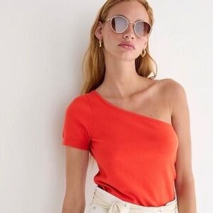 Jcrew One shoulder Top
